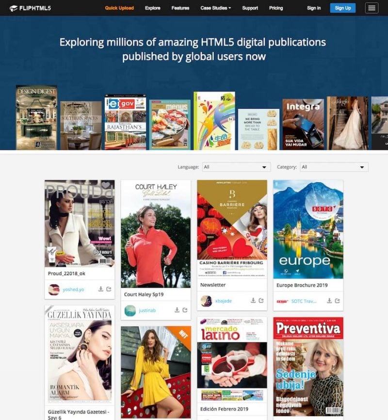 FlipHTML5 Digital Magazines