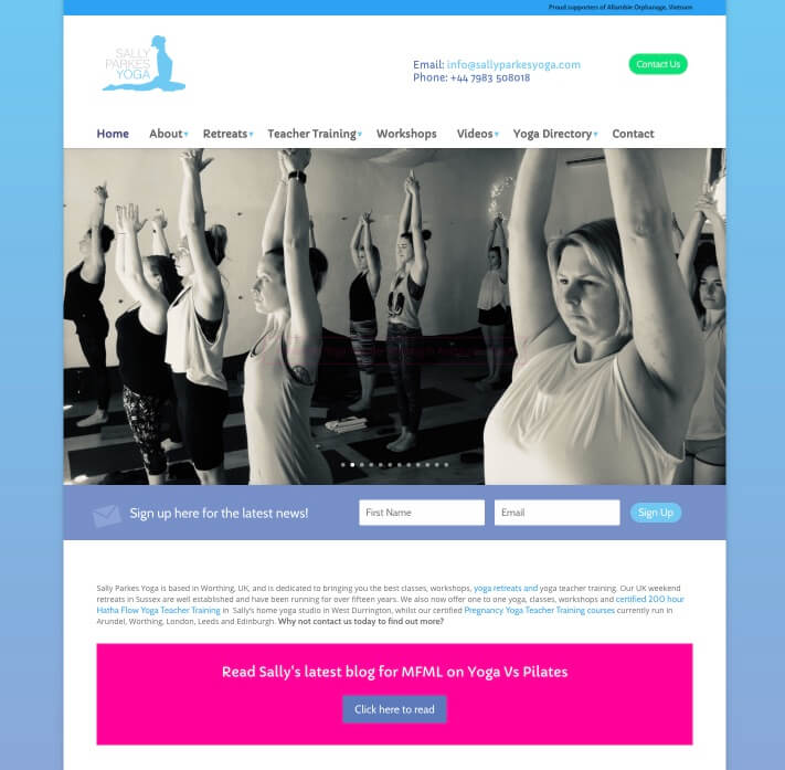 Goodwings Sally Parkes Yoga