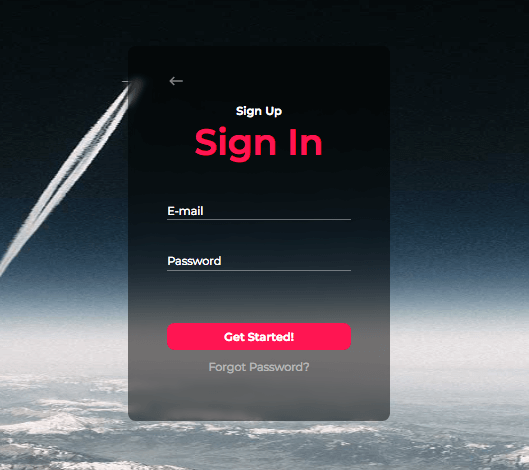 Material Design Login and Registration Form