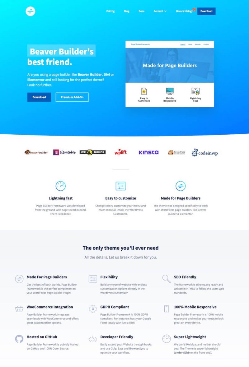 Page Builder Framework