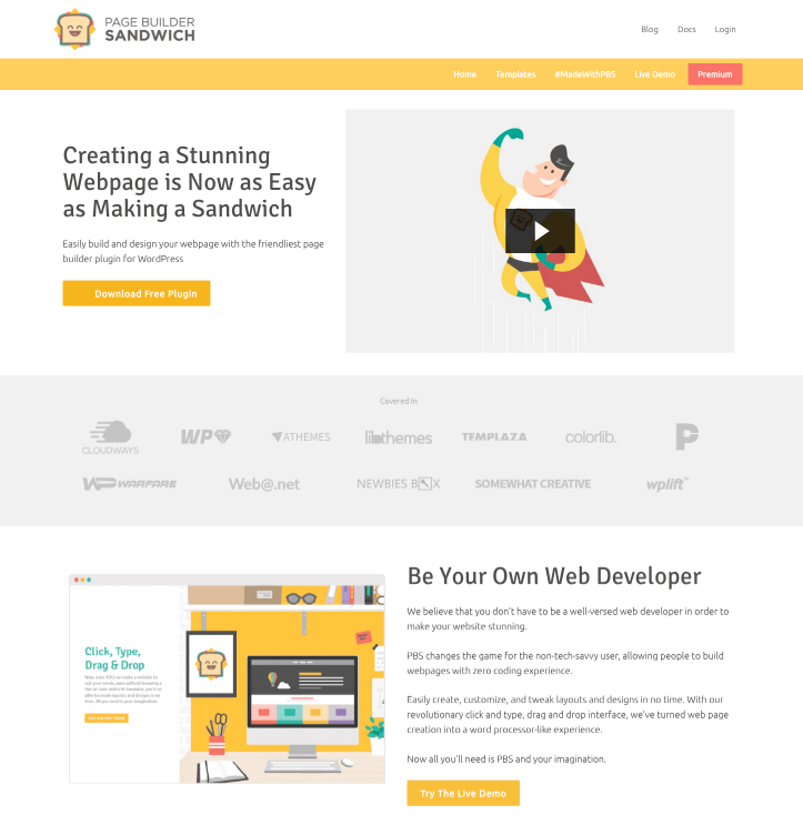 Page Builder Sandwich Page Builder Sandwich