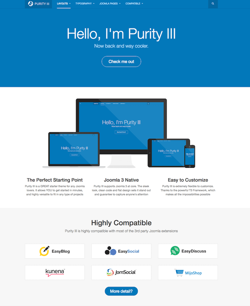 Purity III Joomla Template