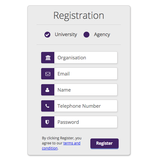 Simple Registration form