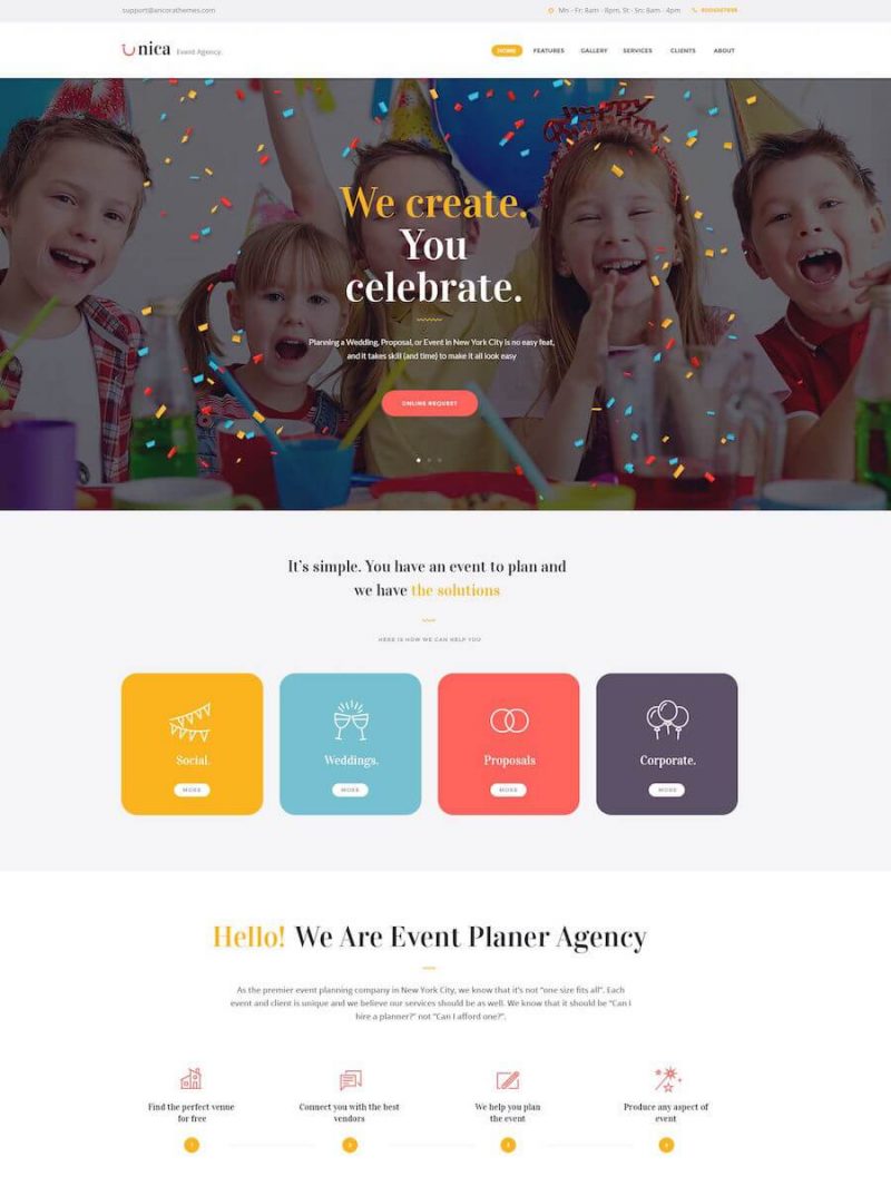 Unica Event WordPress Theme