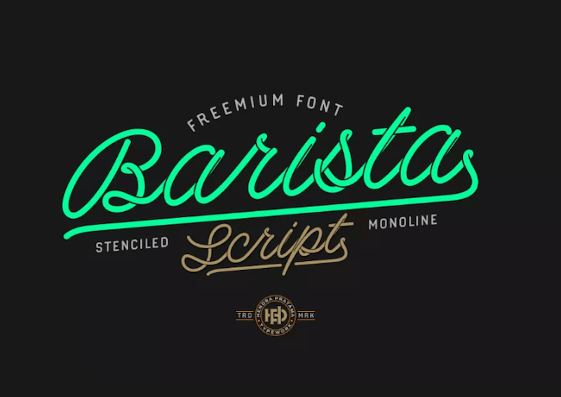 Barista Script Free Font