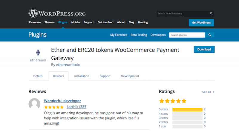 Ether and ERC20 tokens Ether and ERC20 tokens