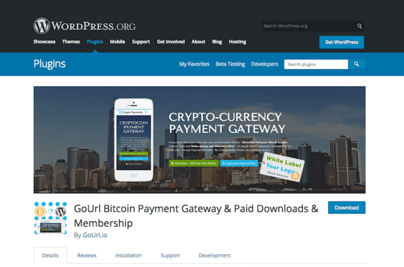 GoUrl Bitcoin Payment