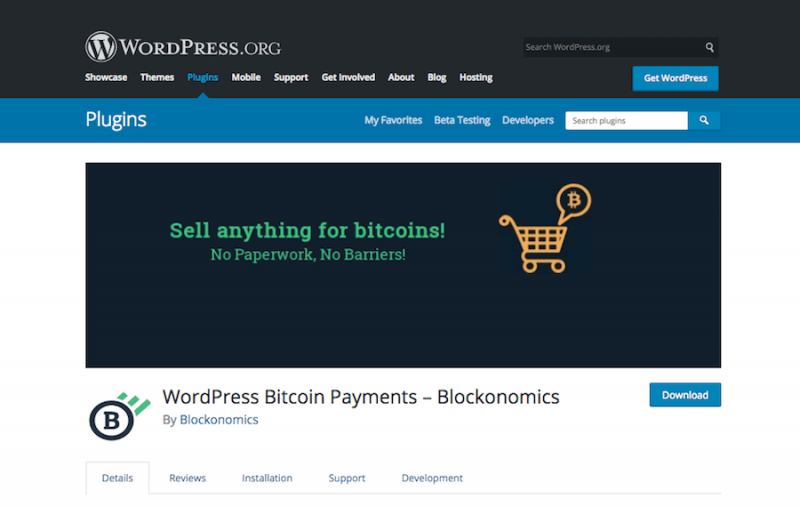 WordPress Bitcoin Payment