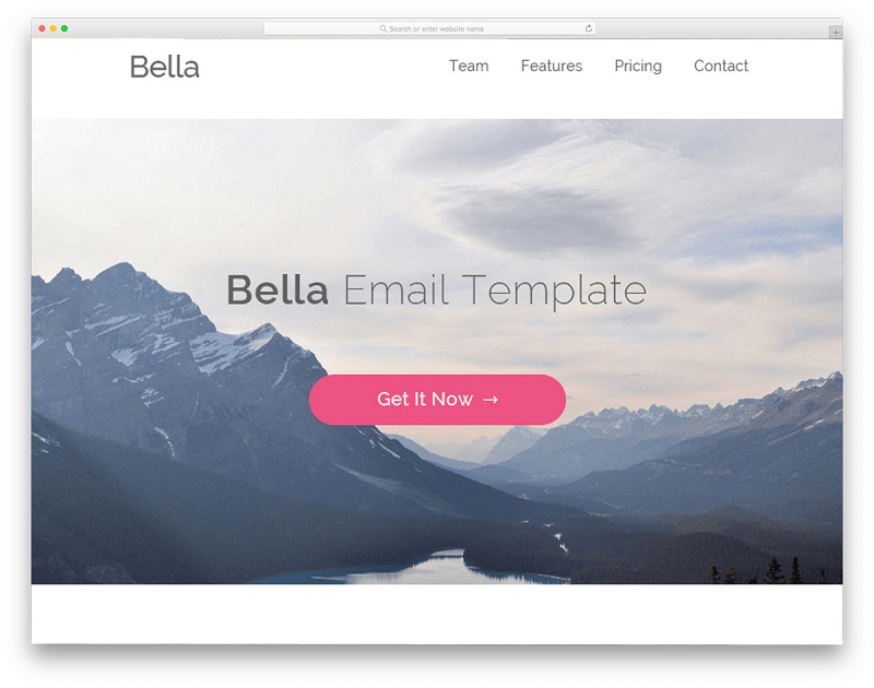 Bella Bella Email Template