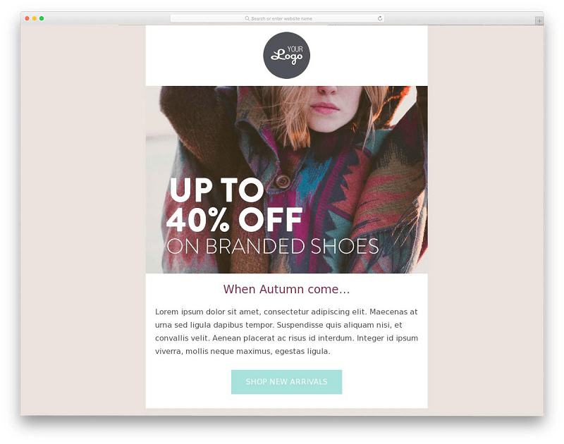 Fashion Discount Email Template