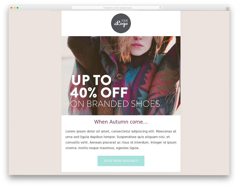Fashion Discount Fashion Discount Email Template