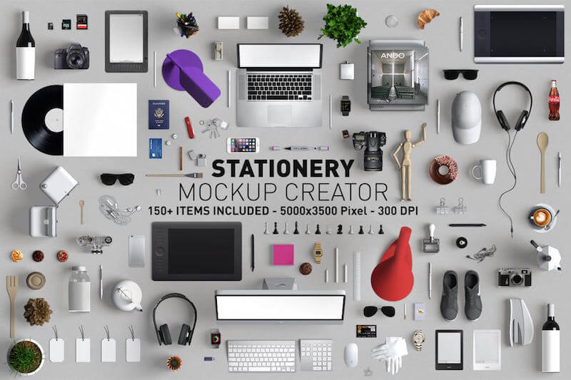 Hero Stationery Mockup Creator Hero Stationery Mockup Creator