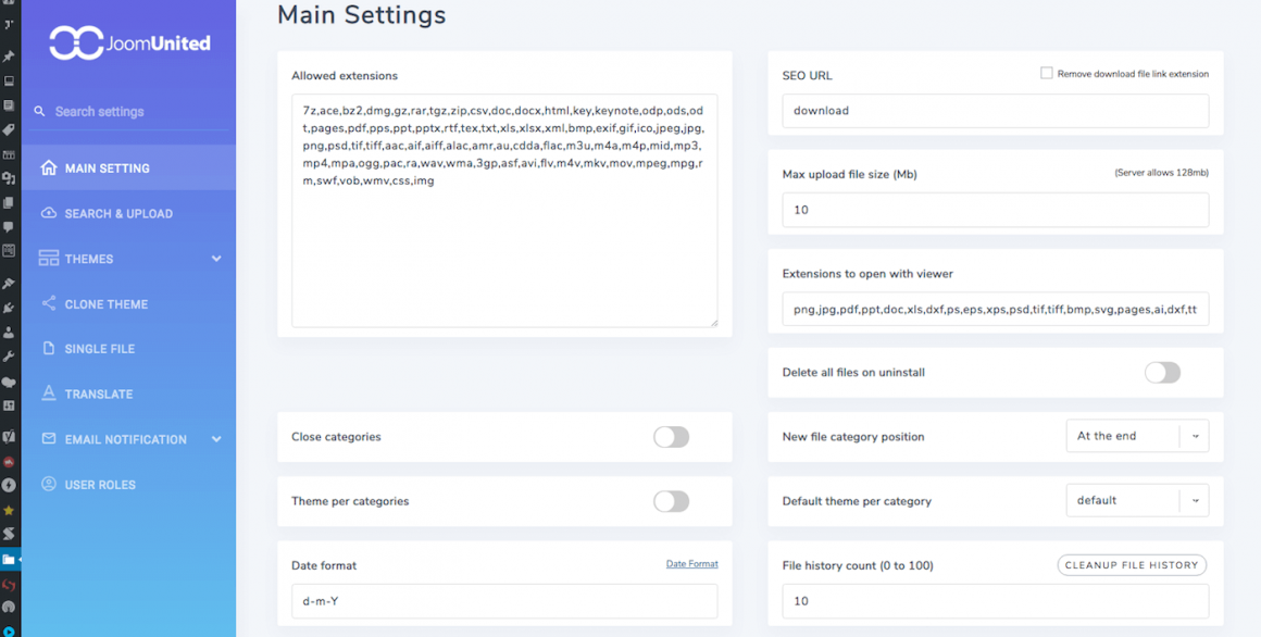 Plugin Configuration