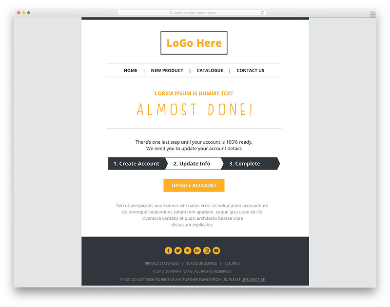 Mantra Progress Mantra Progress Email Template