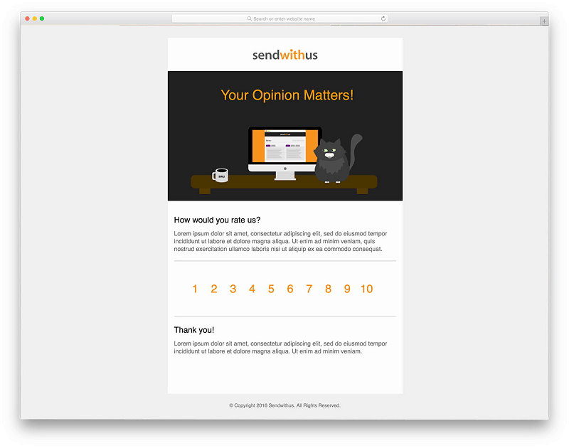 MeowSurvey Meow Survey Email Templates