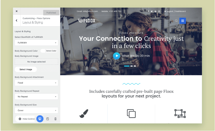 Native Customizer Support Native Customizer Support