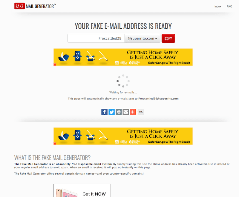 pt.emailfake.com - Gerador de email - email tempo - Pt Email Fake