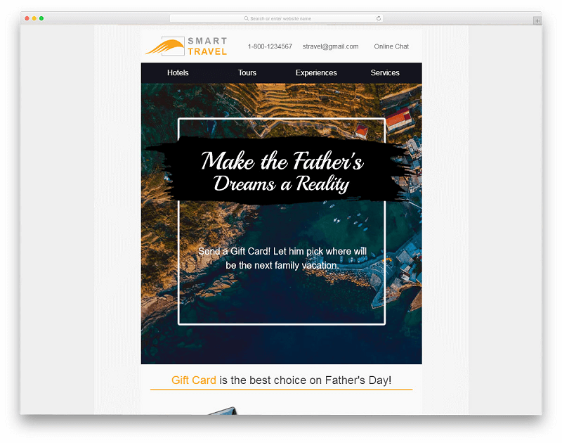 Smart Travel Email Template