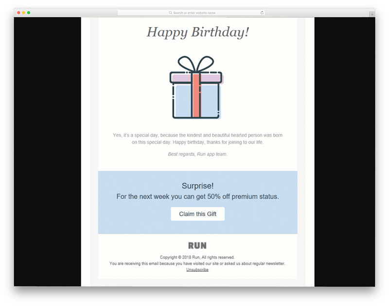 Surprise Offer Surprise Offer Email Template