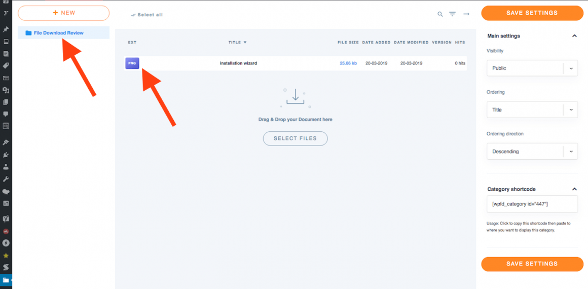 WP File Download Interface. WP File Download Interface