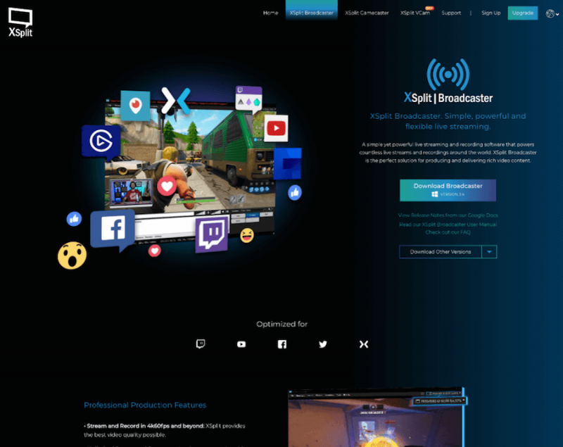 XSplit Broadcaster XSplit Broadcaster