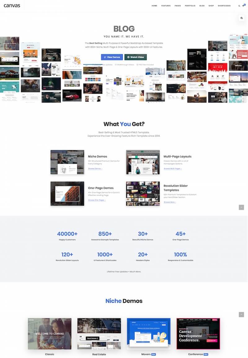 Canvas Multi Purpose HTML5 Template Canvas Multi-Purpose HTML5 Template