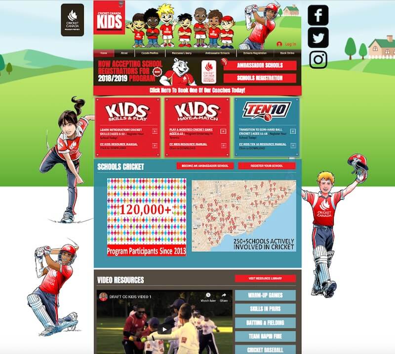 Cricket Canada Kids Cricket Canada Kids