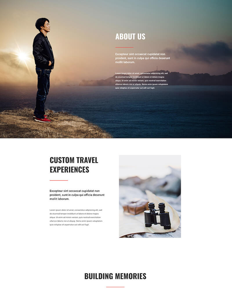 Divi Travel Pack Free Travel Layout Pack