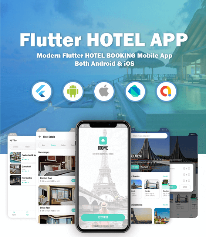 Flutter Hotel Booking Apps