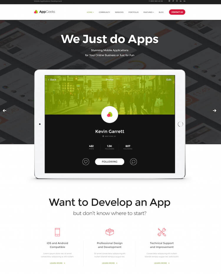 AppGeeks Theme