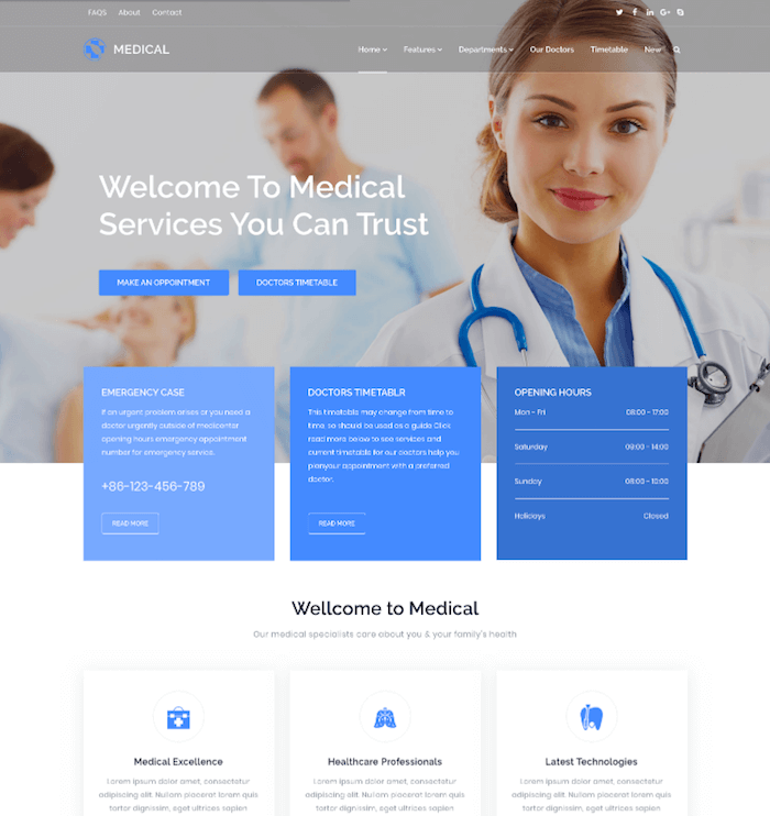 Medical Health and Medical HTML Template Medical HTMl Template