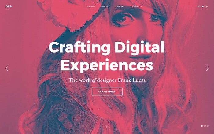 PILE Creative Theme PILE Creative Portfolio Theme