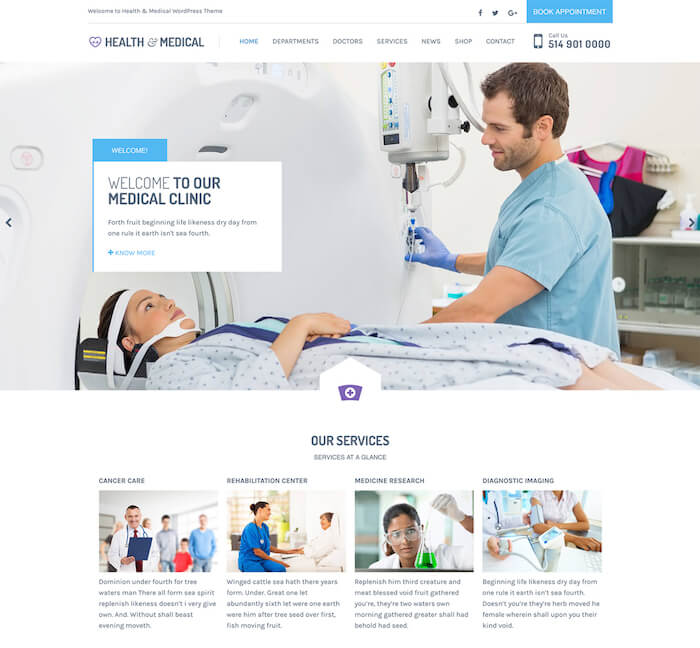 medical HTML Template Health & Medical HTML