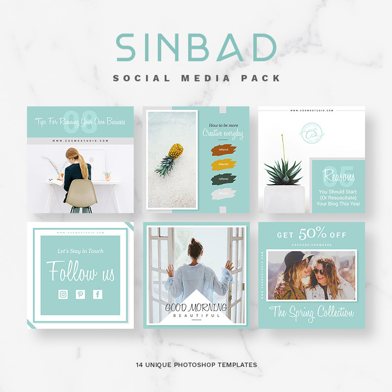 SINBAD Social Media Pack Social Media
