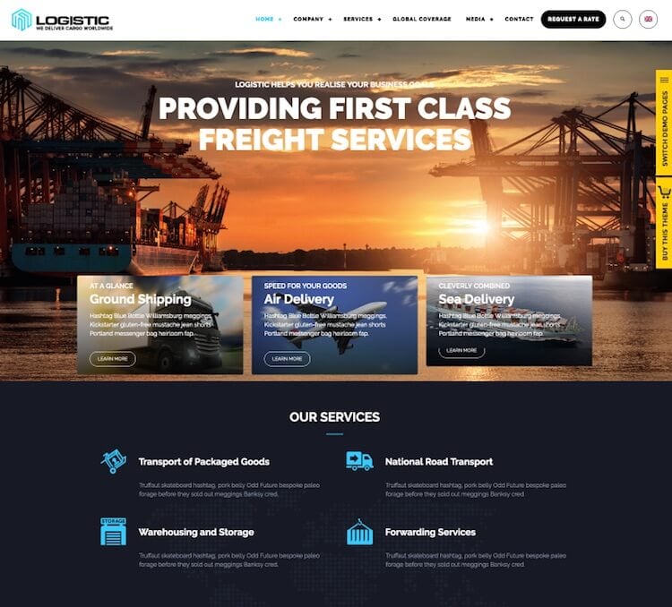 Logistic Theme Logistic Theme