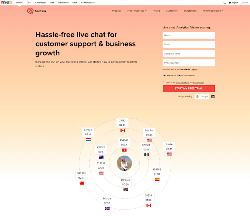 Zoho SalesIQ Zoho SalesIQ
