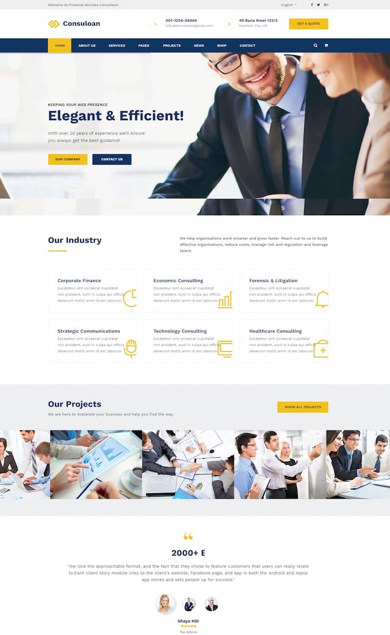 Consuloan HTML Template