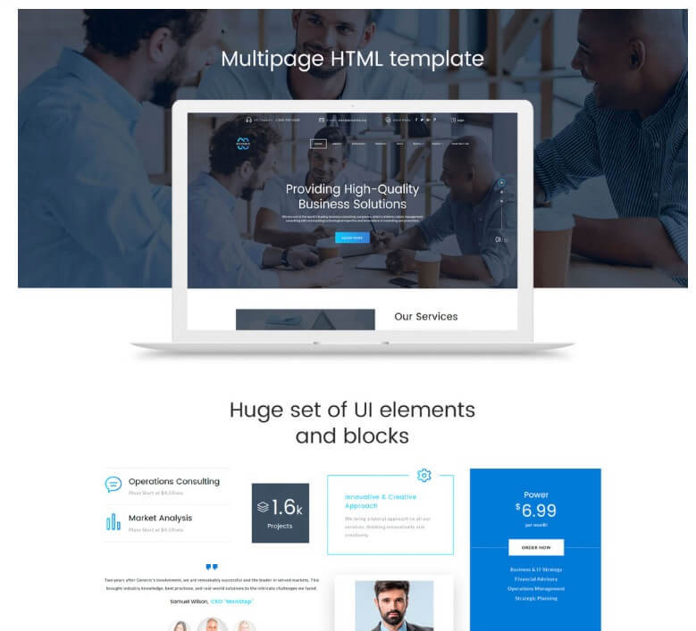 Consulting HTML Template Generic HTML Template