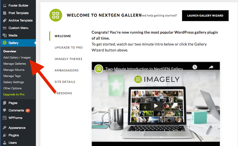 Create a Gallery Create-a-Gallery