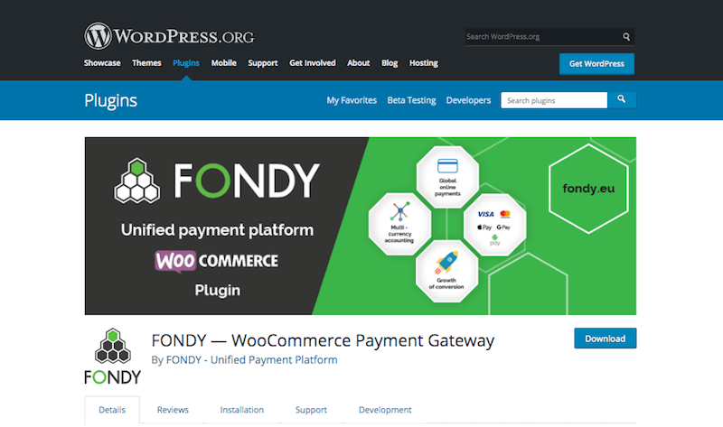 FONDY Payment Gateway