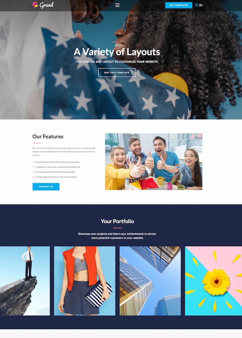 Intense Agency Template intense-html-template