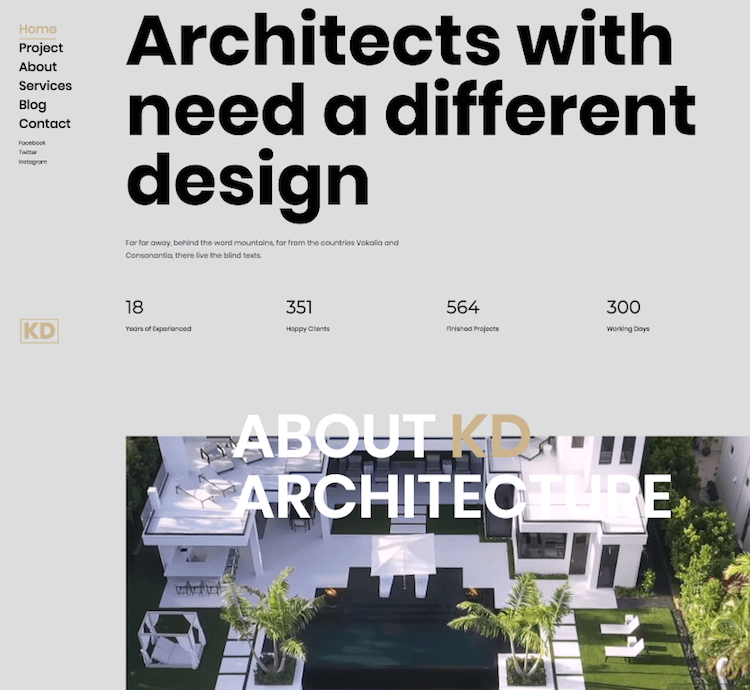 KD HTML5 template KD