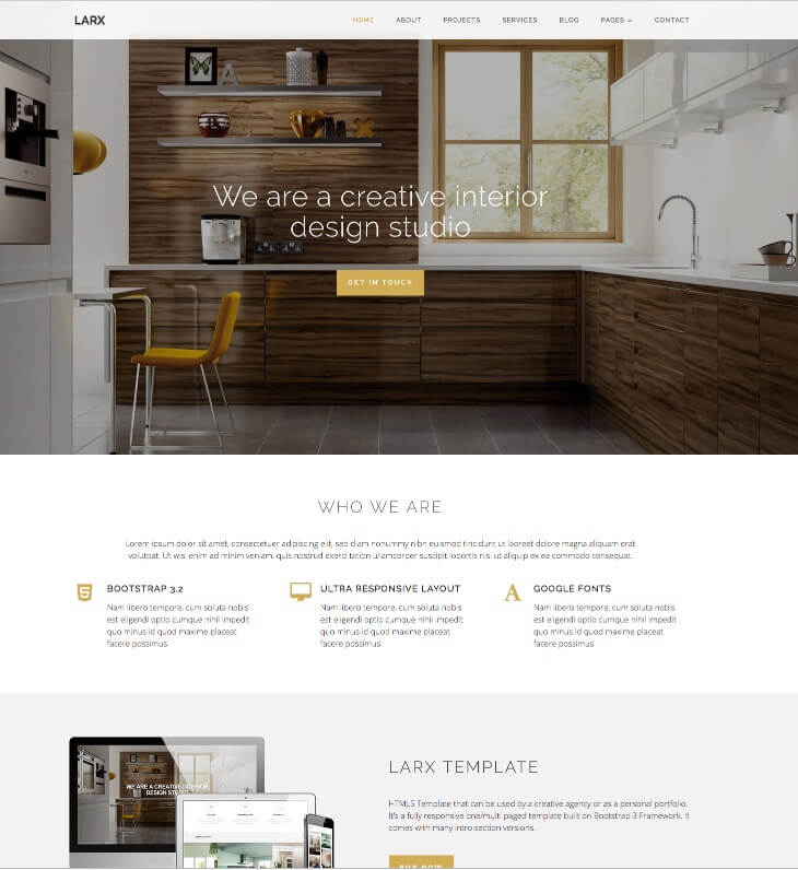 Larx Interior Design Template