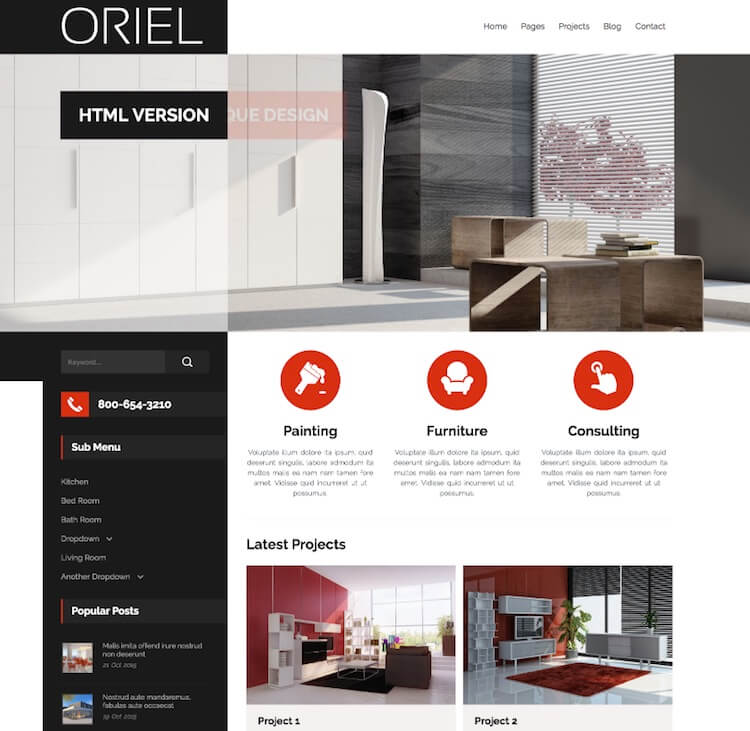 ORIEL ORIEL Template