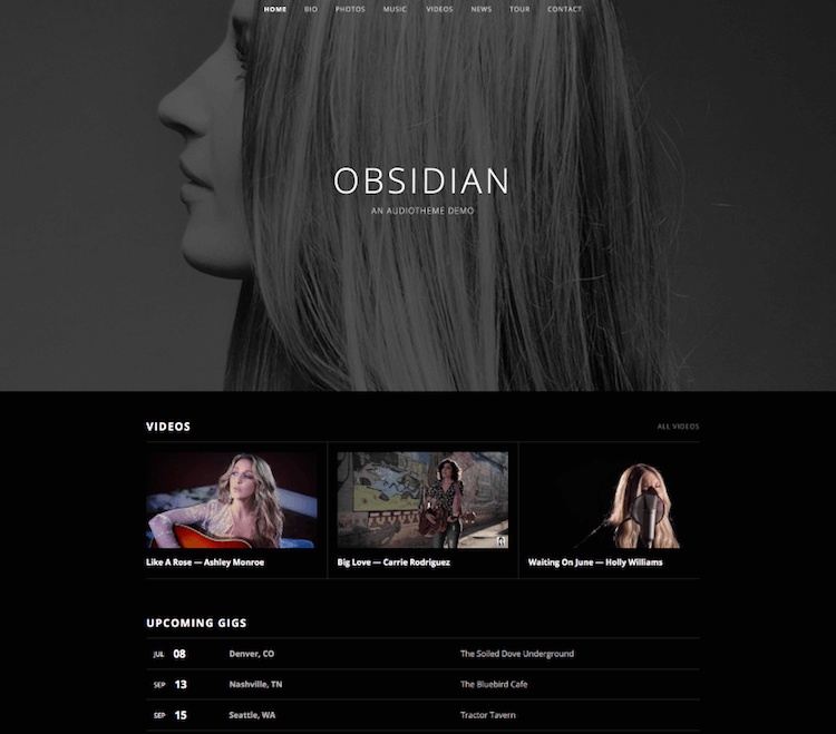 Obsidian Music Theme Obsidian music theme