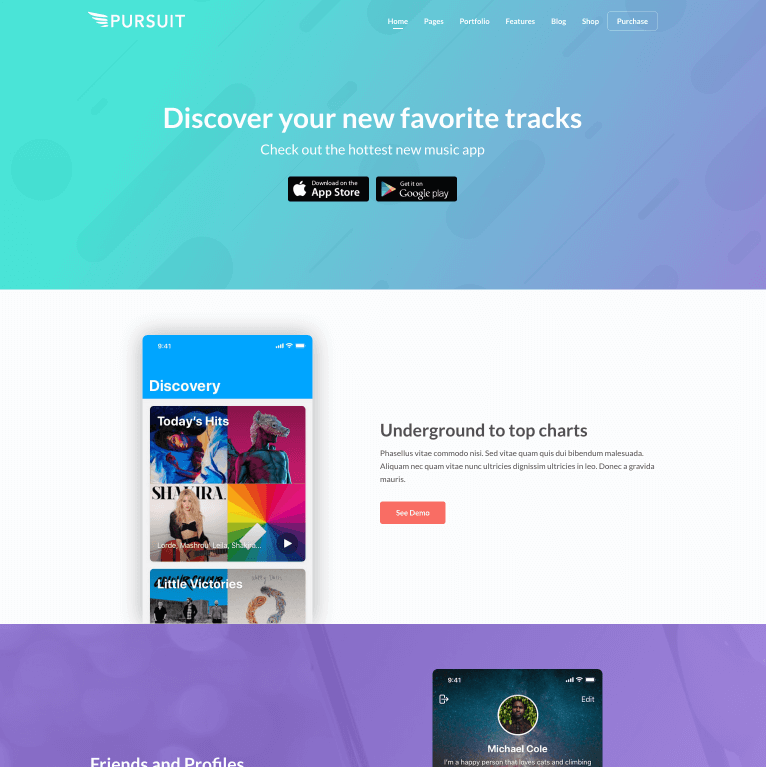 Pursuit SaaS Theme Pursuit Theme