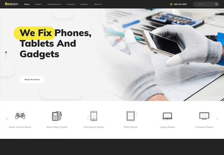 FixTeam Theme