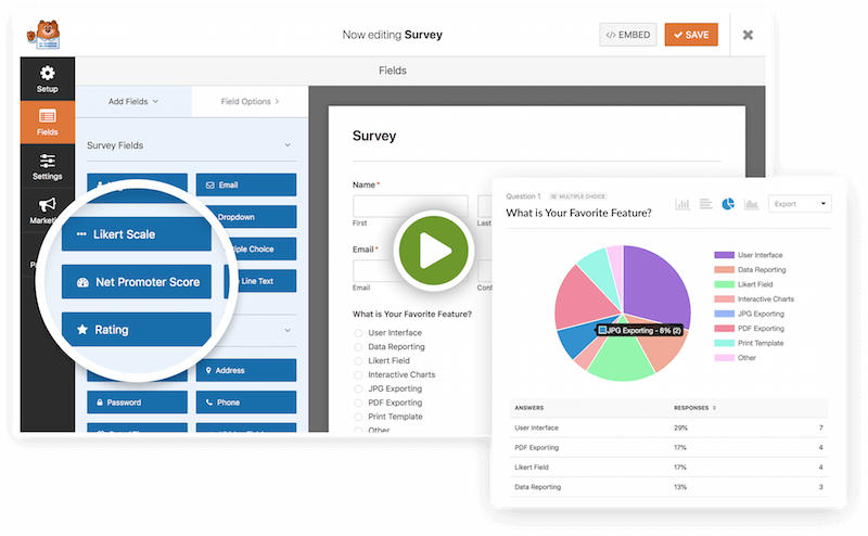 wpforms survey hero WPForms
