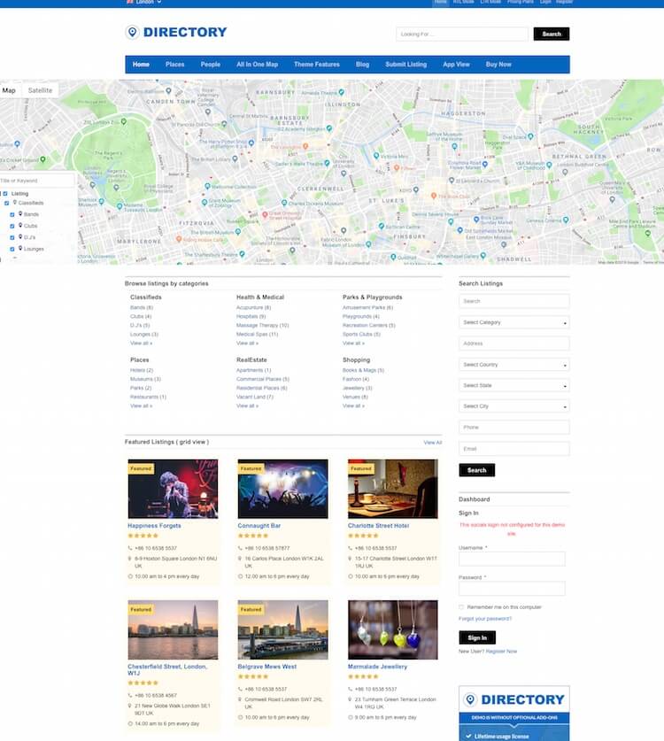 Directory Templatic Directory Templatic