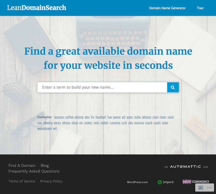 LeanDomainSearch LeanDomainSearch